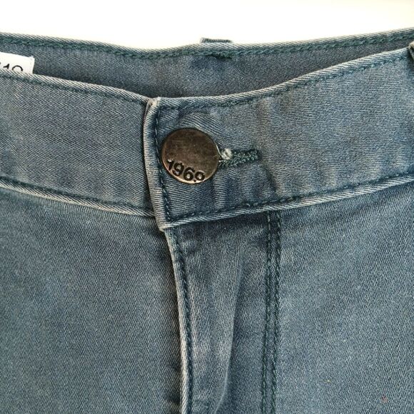 GAP 1969 Women’s Blue High Rise Trouser Jeans Size 30/10 Wide Leg Flare - Picture 7 of 11